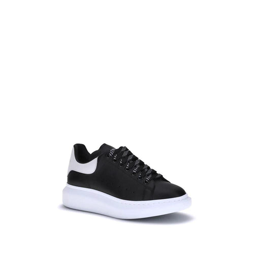 Baskets à plateforme Alexander McQueen Bos Taurus en cuir de veau noir