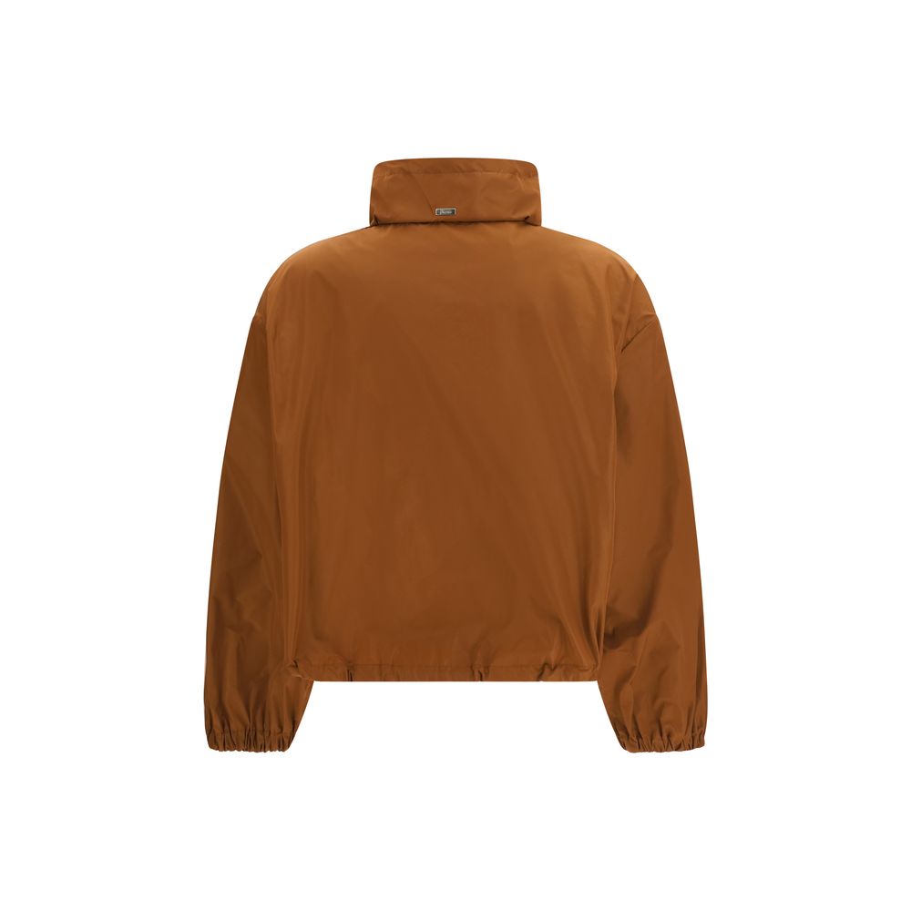 Herno Brown Polyester Rain Coat