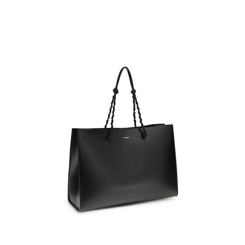 Sac bandoulière Jil Sander Bos Taurus en cuir de veau noir