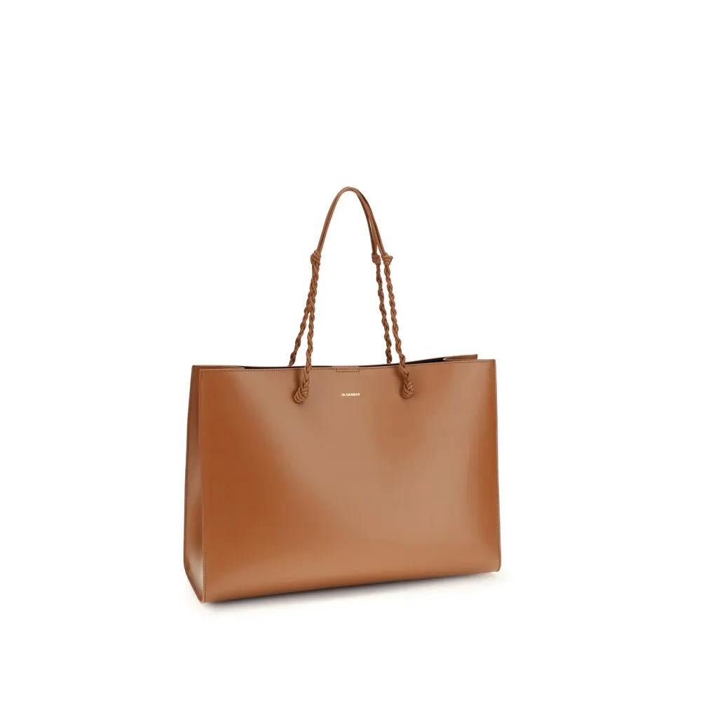 Sac bandoulière Jil Sander Bos Taurus en cuir de veau marron