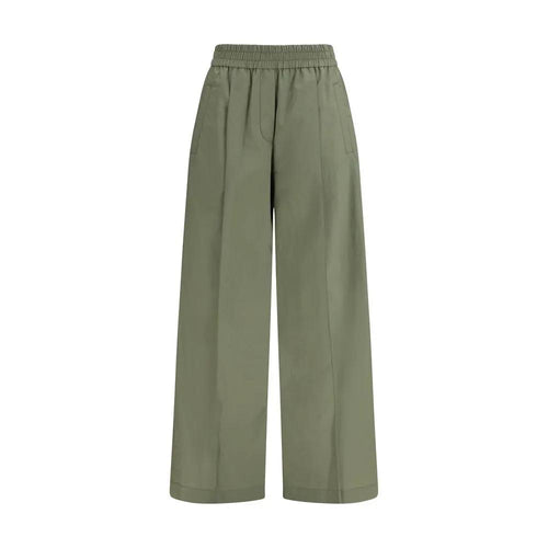 Brunello Cucinelli Brunello Cucinelli Bicolor Cotton Casual Pants
