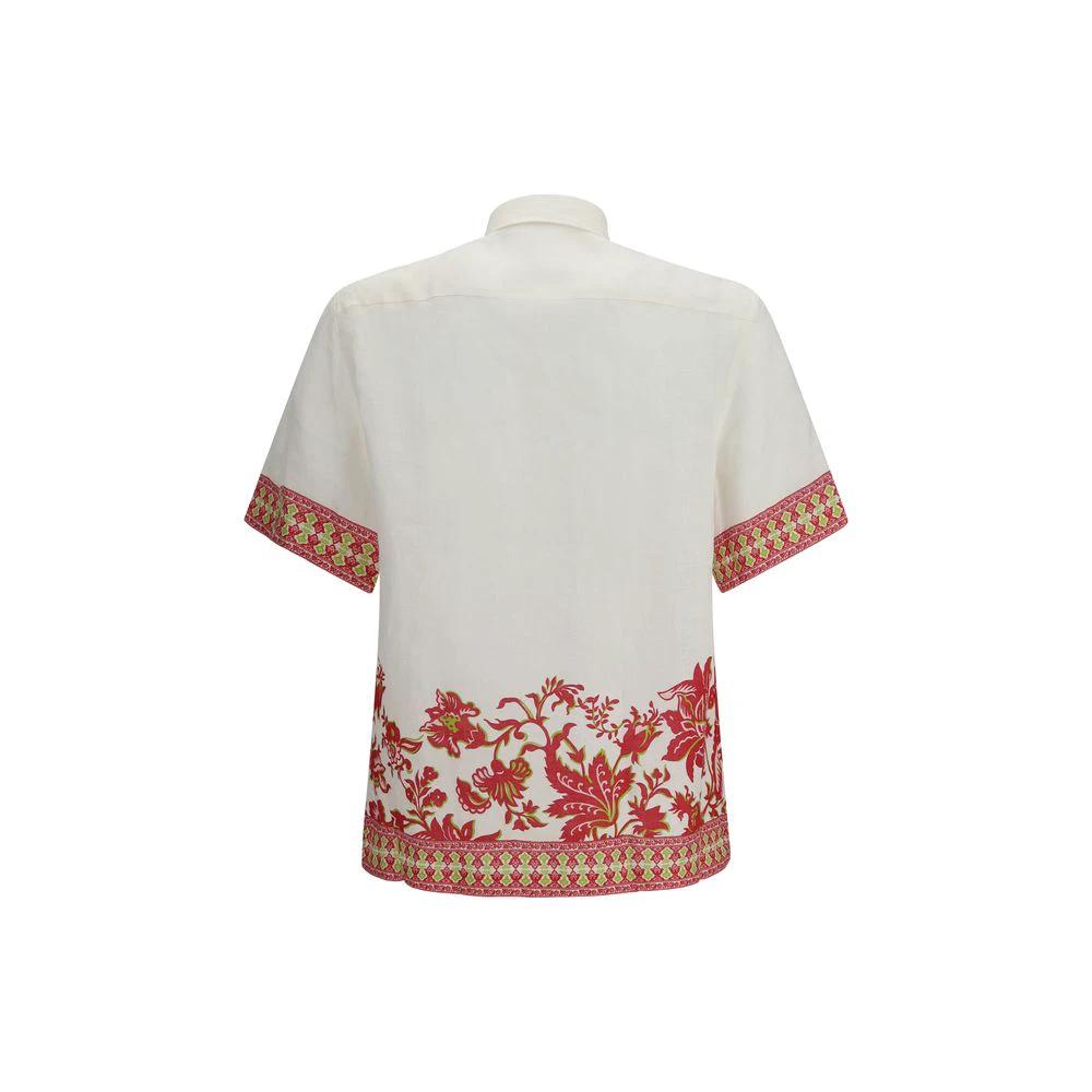Chemise Etro à motif lin multicolore