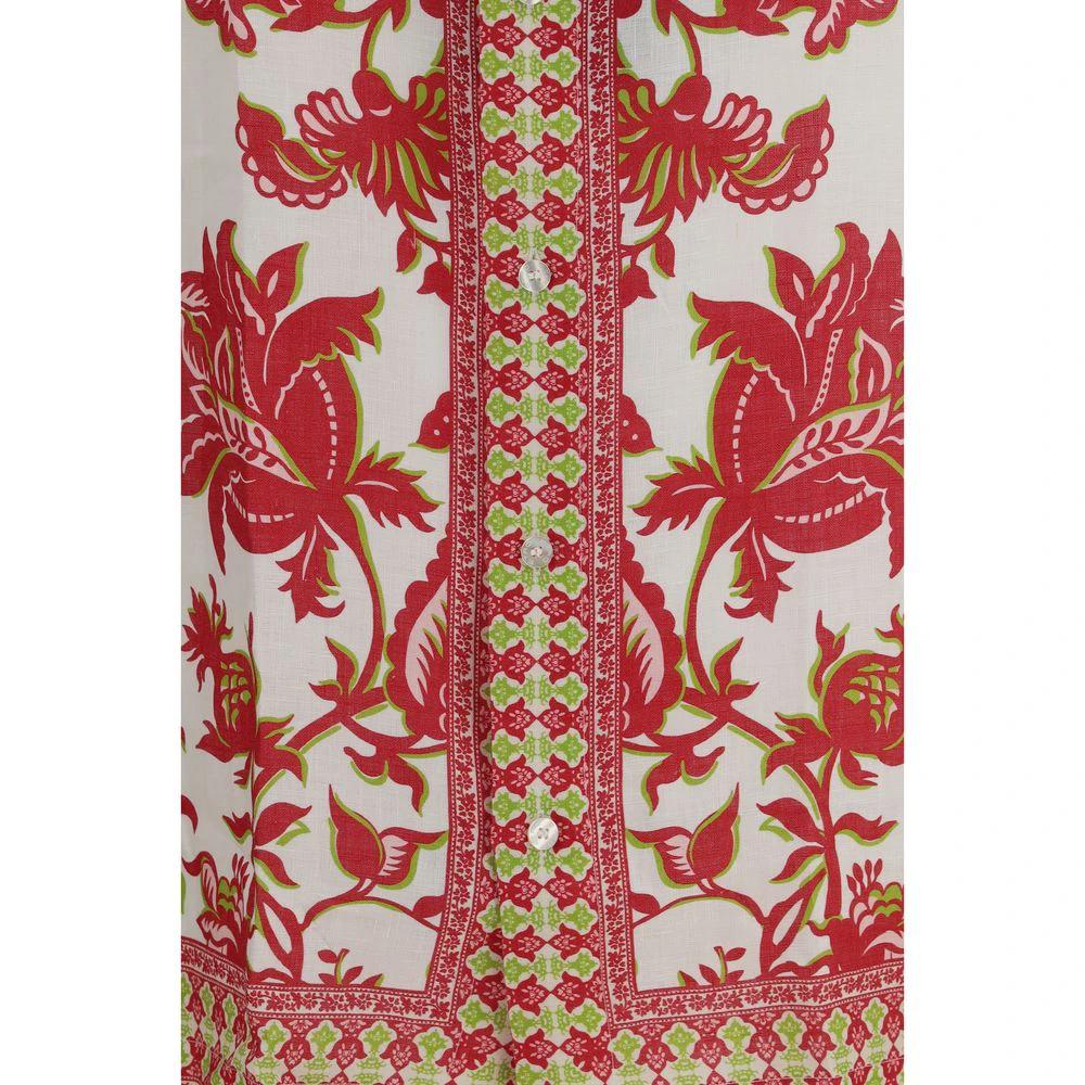 Chemise Etro à motif lin multicolore