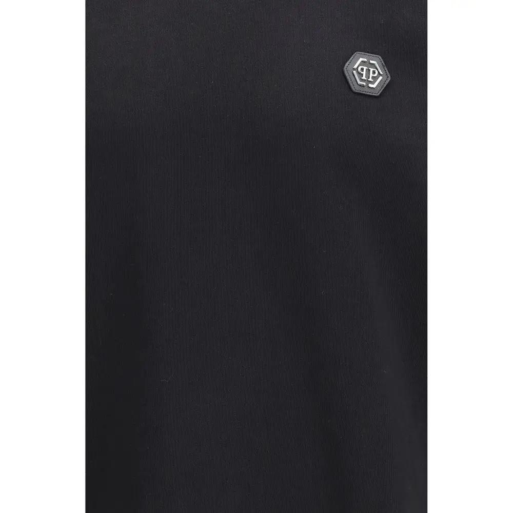 Philipp Plein Black Cotton Sweatshirt