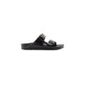 Sandales plates Birkenstock en polyester noir