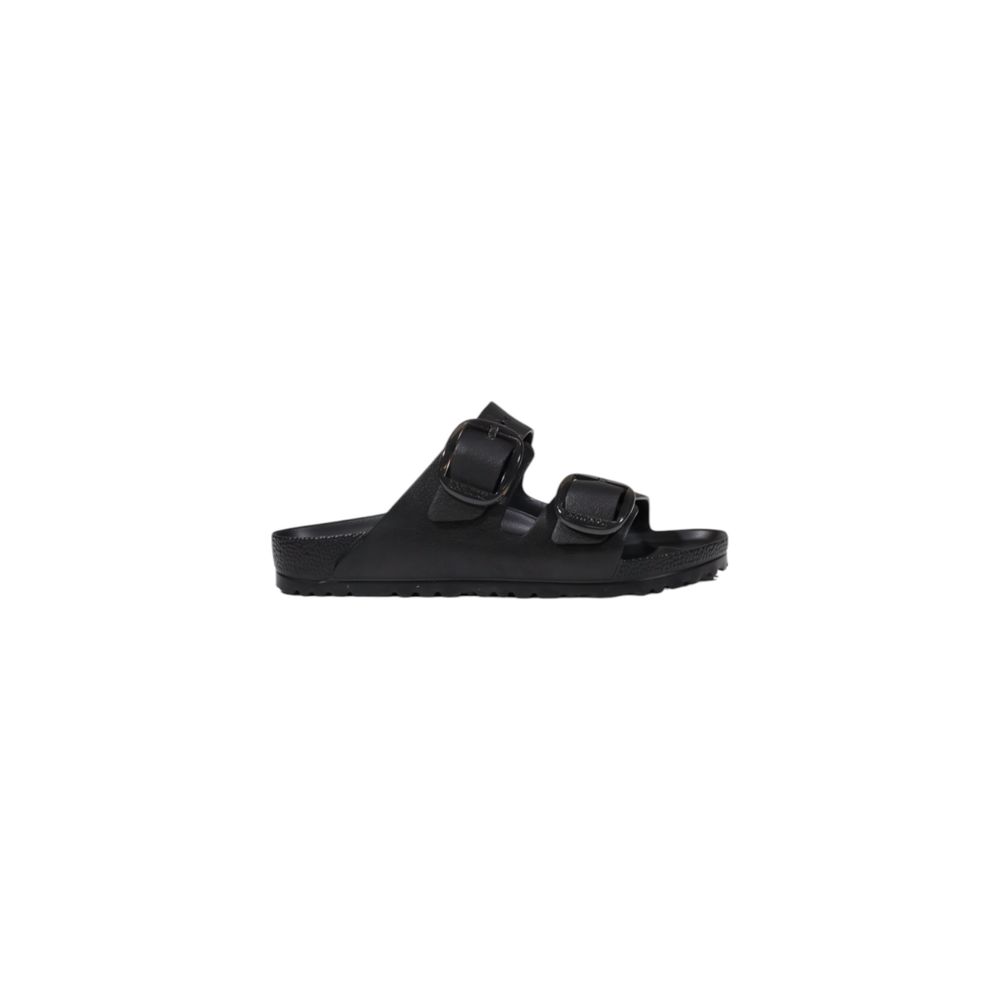 Sandales plates Birkenstock noires en EVA