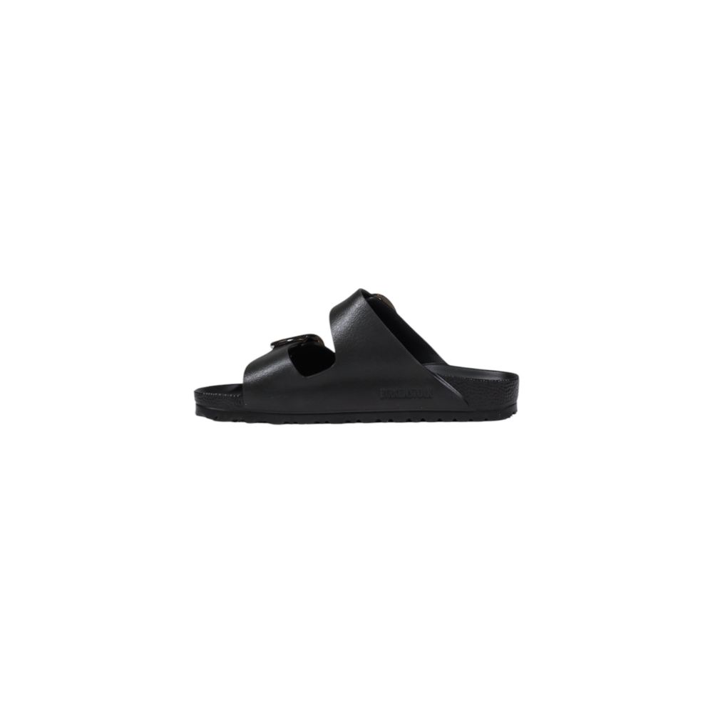 Sandales plates Birkenstock noires en EVA