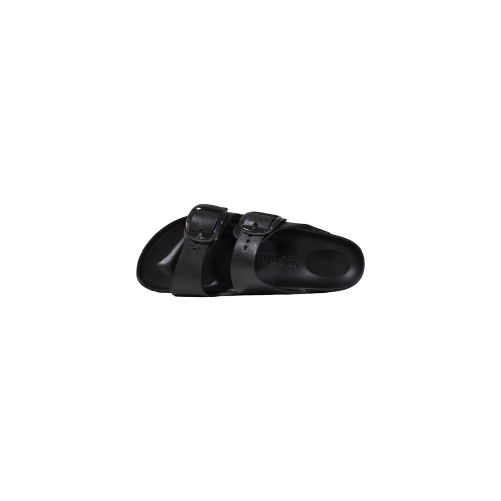 Sandales plates Birkenstock noires en EVA