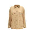 Manteau en lin orange R13