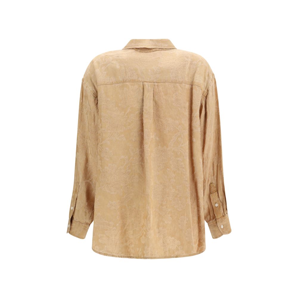 R13 Orange Viscose Shirt