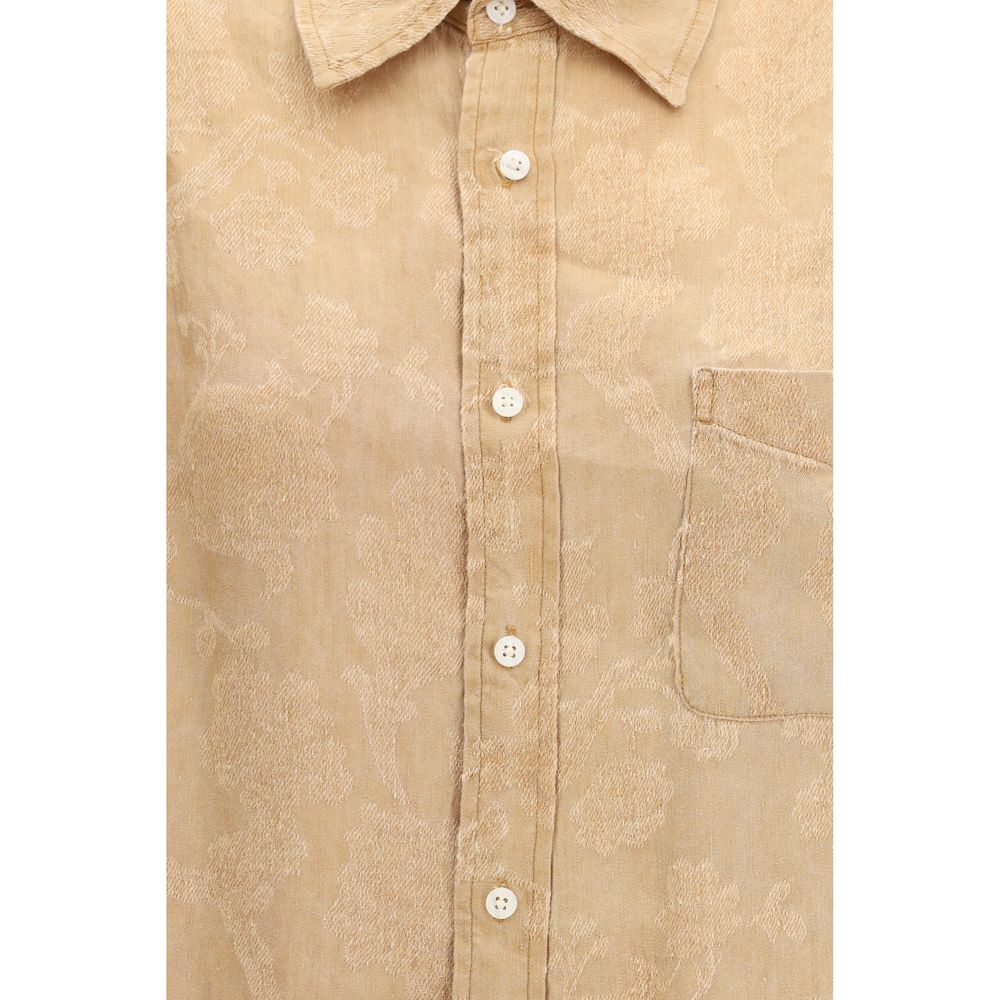 Chemise orange en viscose R13