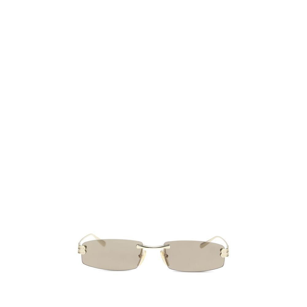 Balenciaga Gold Metal Sunglasses