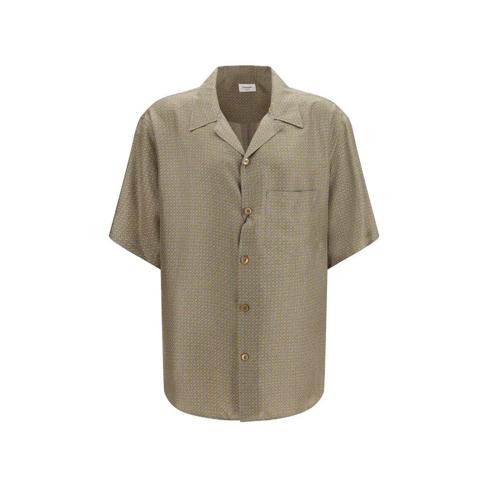 Saint Laurent Multicolor Silk Pattern Shirt