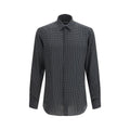 Chemise Tom Ford noire à motifs de soie