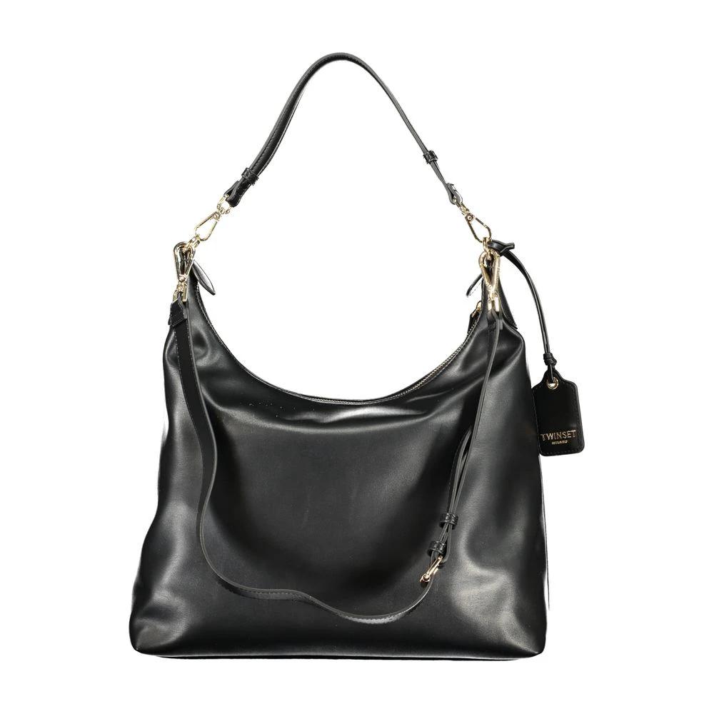 Sac à main Twinset noir en polyuréthane pour femme