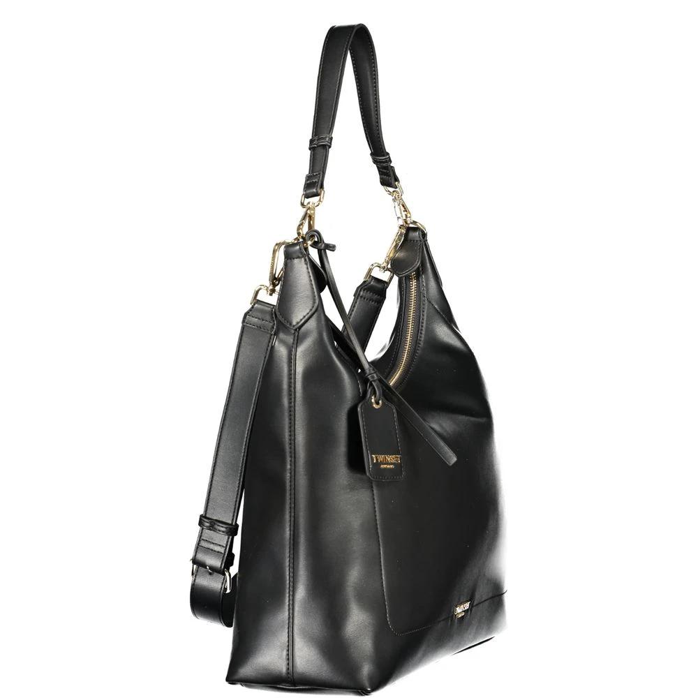Sac à main Twinset noir en polyuréthane pour femme