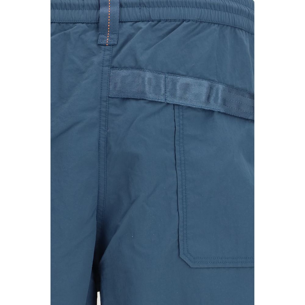 Short de bain bleu en polyamide Parajumpers