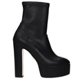 Women’s Black Ankle Boots – Casadei Eco Leather Booties