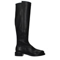 Bottes hautes en cuir noir Stuart Weitzman