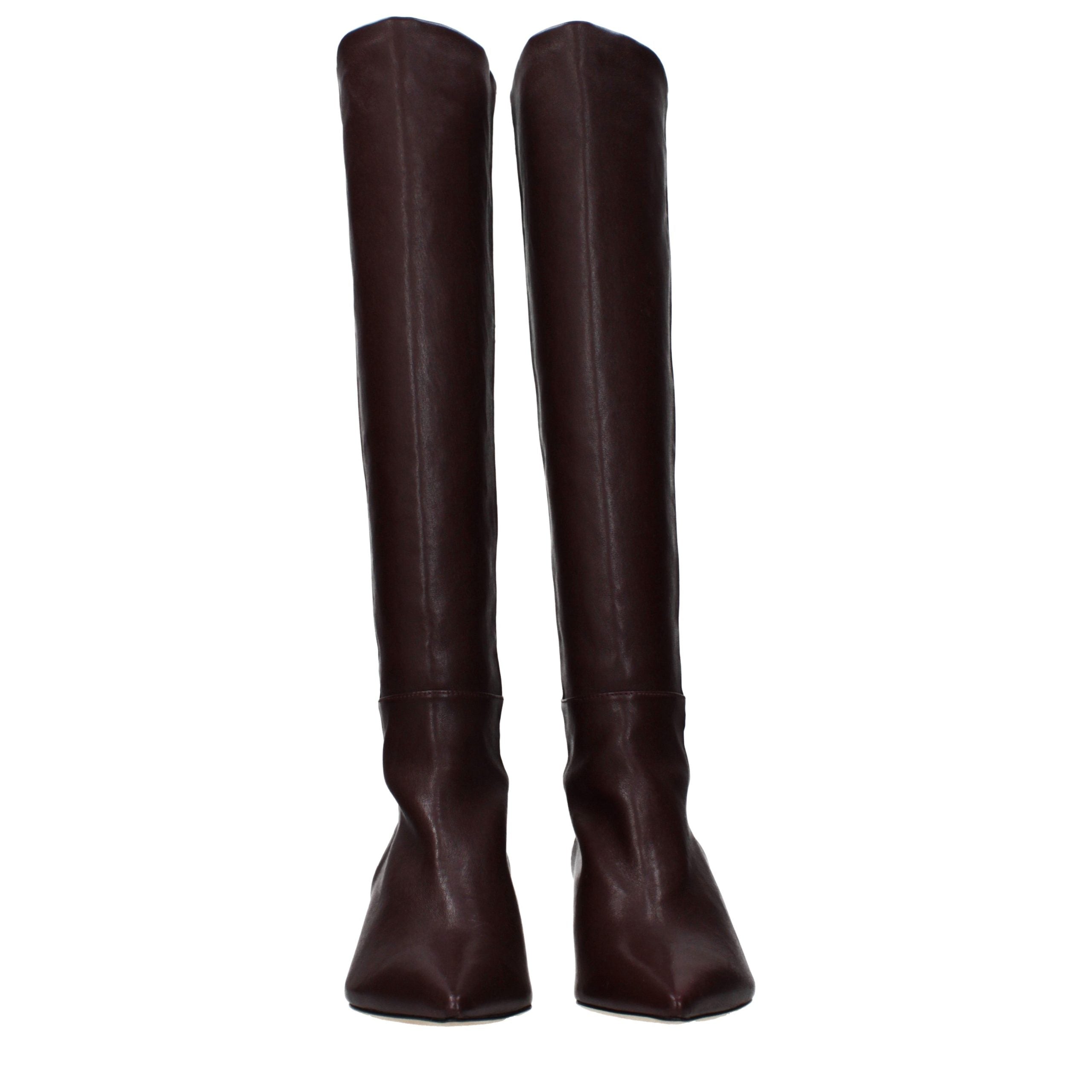 Stuart Weitzman Red Leather Boots