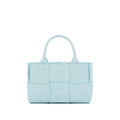 Sac cabas Bottega Veneta en cuir d'agneau bleu