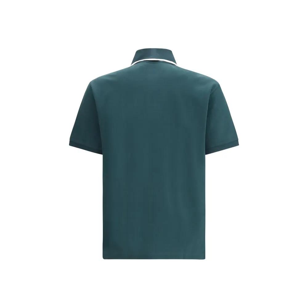 Polo Gucci bicolore en coton