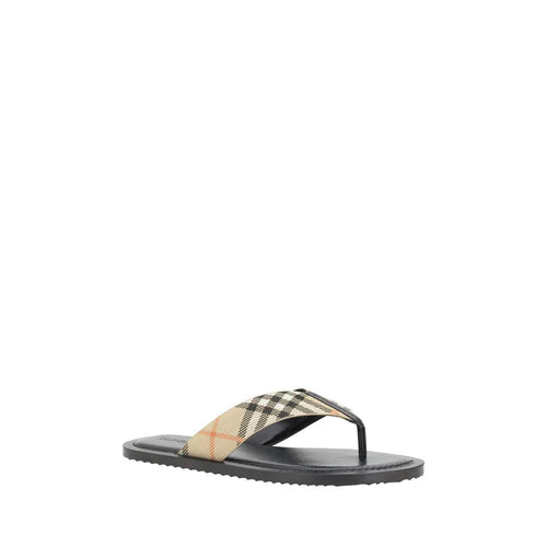 Sandales tongs Burberry multicolores en polyamide