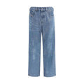Jean droit en coton bleu Diesel