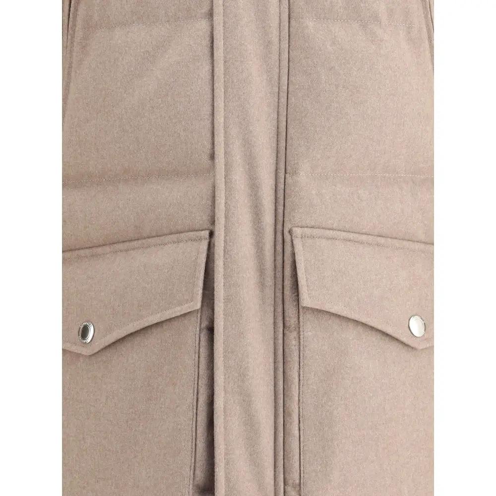 Brunello Cucinelli Beige Cashmere Clothing