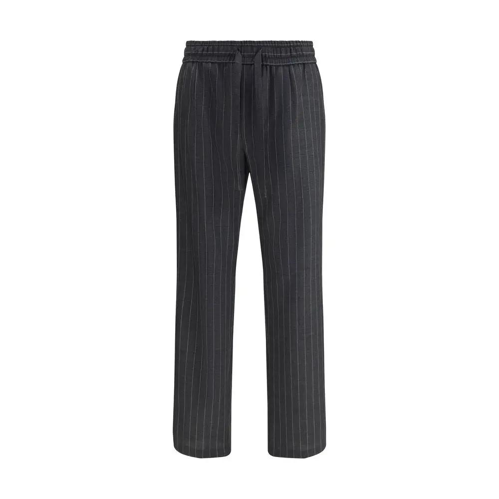 Pantalon décontracté Dolce & Gabbana en laine grise Oves Aries