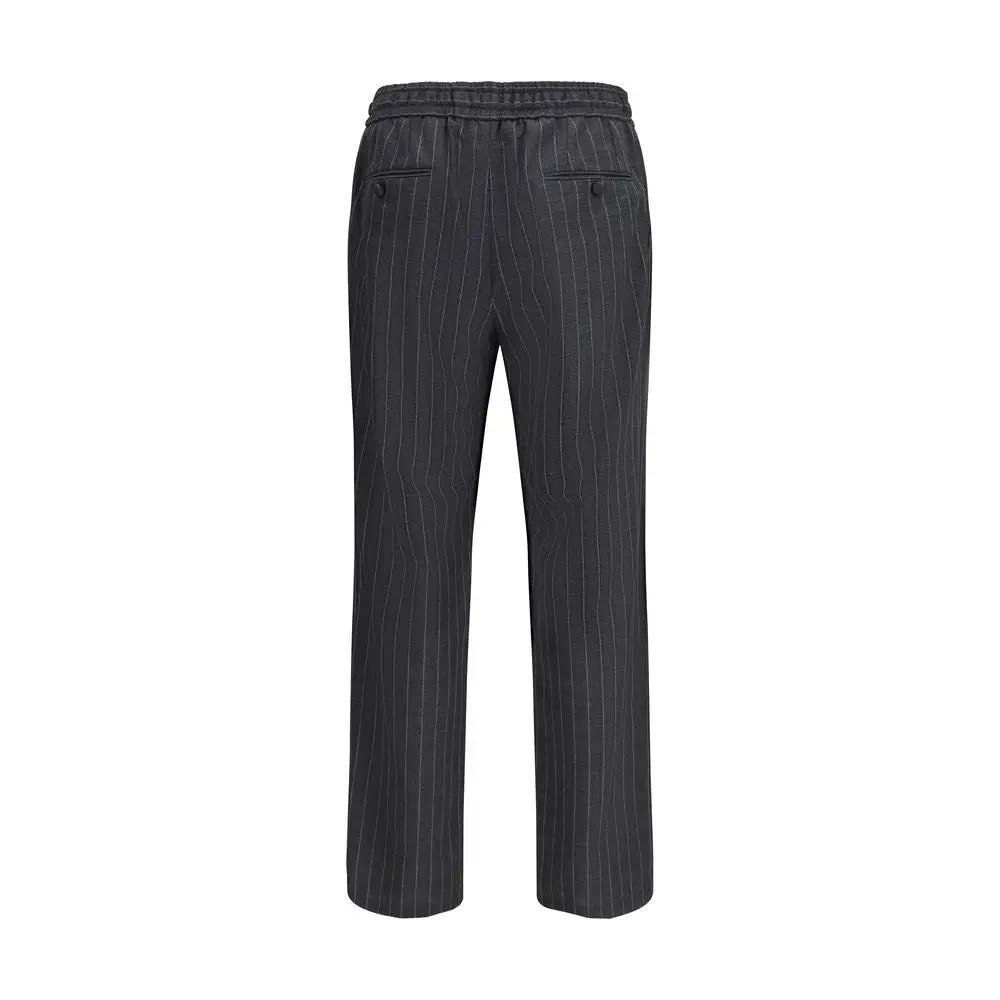 Pantalon décontracté Dolce & Gabbana en laine grise Oves Aries
