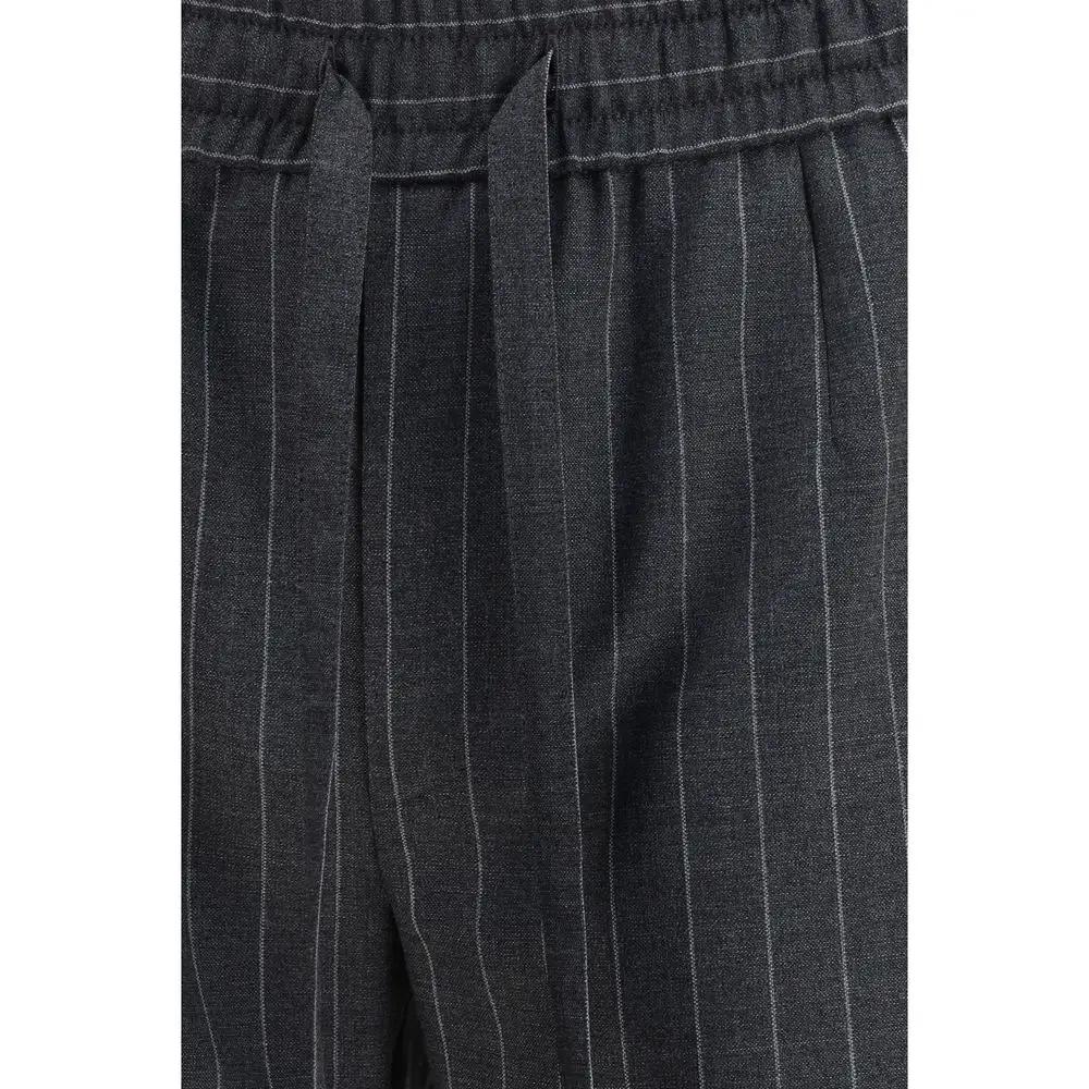 Pantalon décontracté Dolce & Gabbana en laine grise Oves Aries