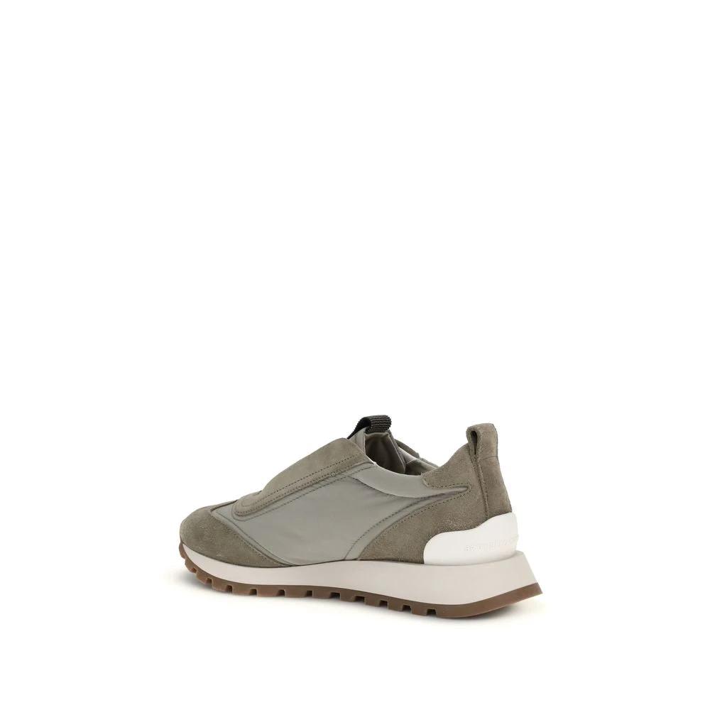 Baskets Brunello Cucinelli bicolores en polyester