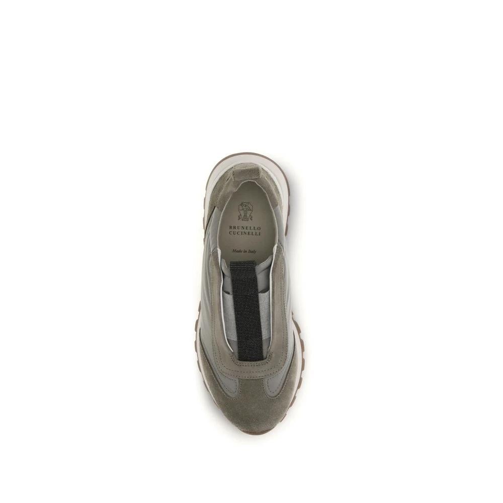 Baskets Brunello Cucinelli bicolores en polyester
