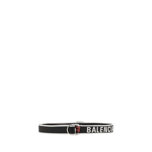 Ceinture Balenciaga D-Ring en Sangle – Logo Jacquard SS26