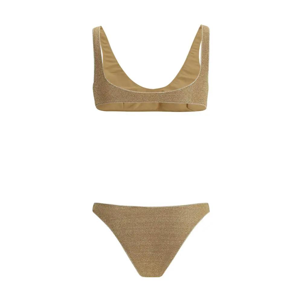 Oséree Oséree Gold Polyamide Bikini