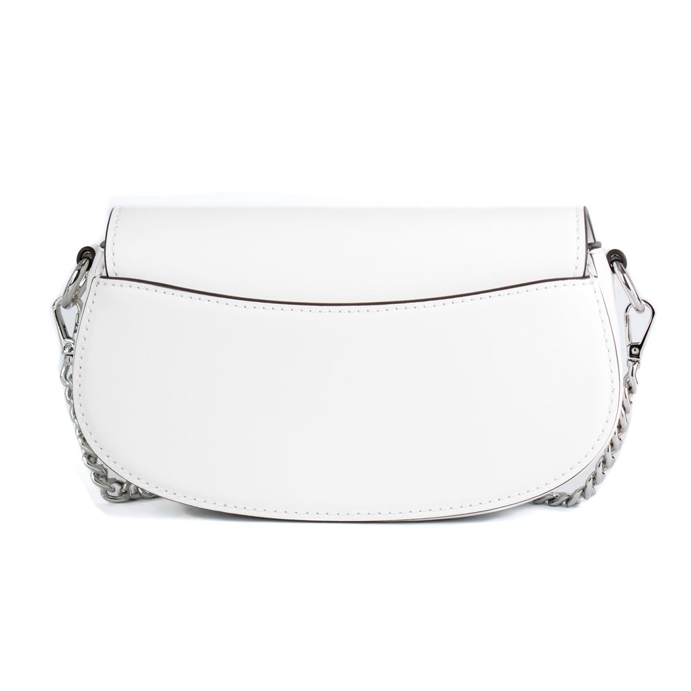 Sac bandoulière en cuir blanc Michael Kors