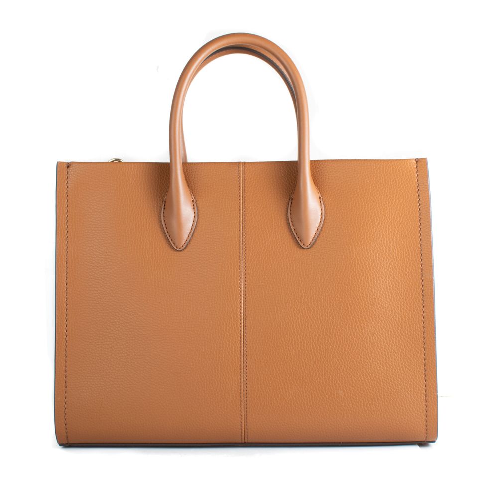 Sac bandoulière en cuir marron Michael Kors