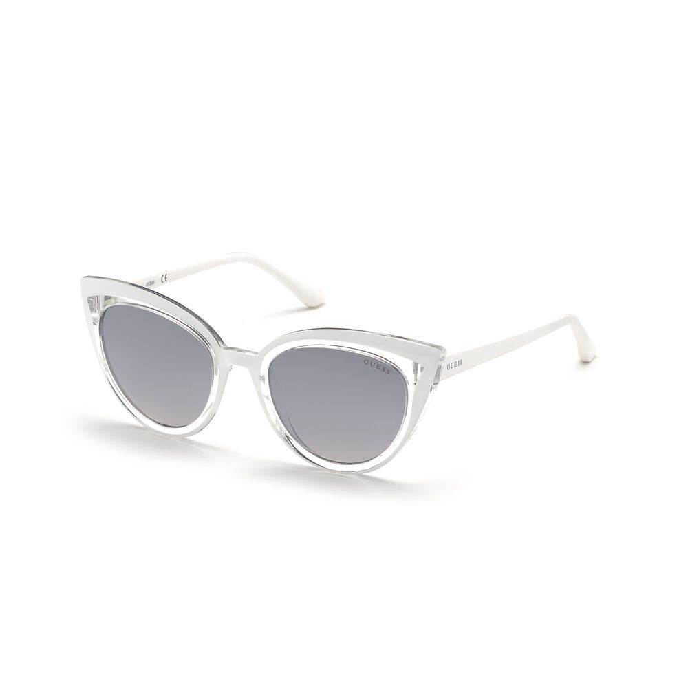 Guess White Injected Sunglasses