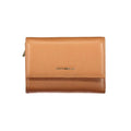 Portefeuille femme en cuir marron Coccinelle