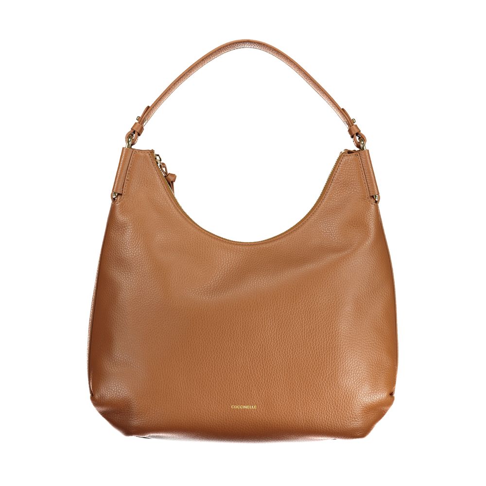 Sac à main femme en cuir marron Coccinelle