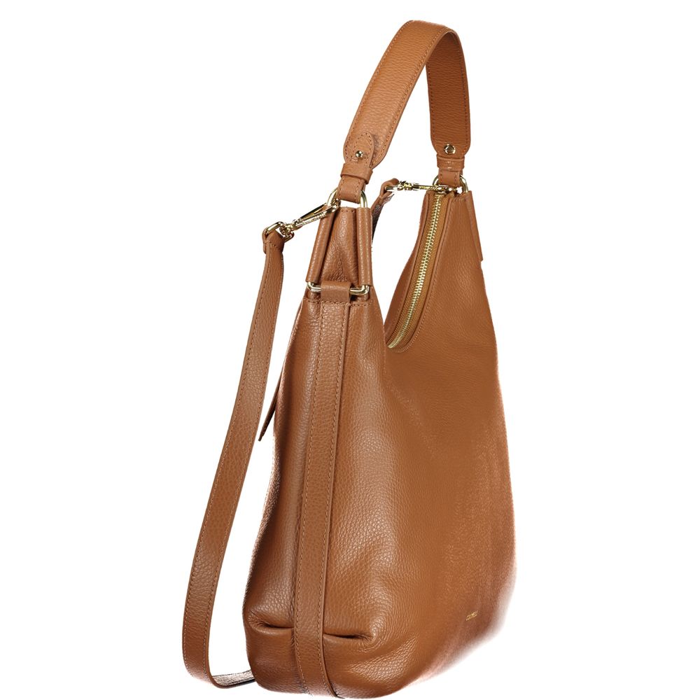 Sac à main femme en cuir marron Coccinelle