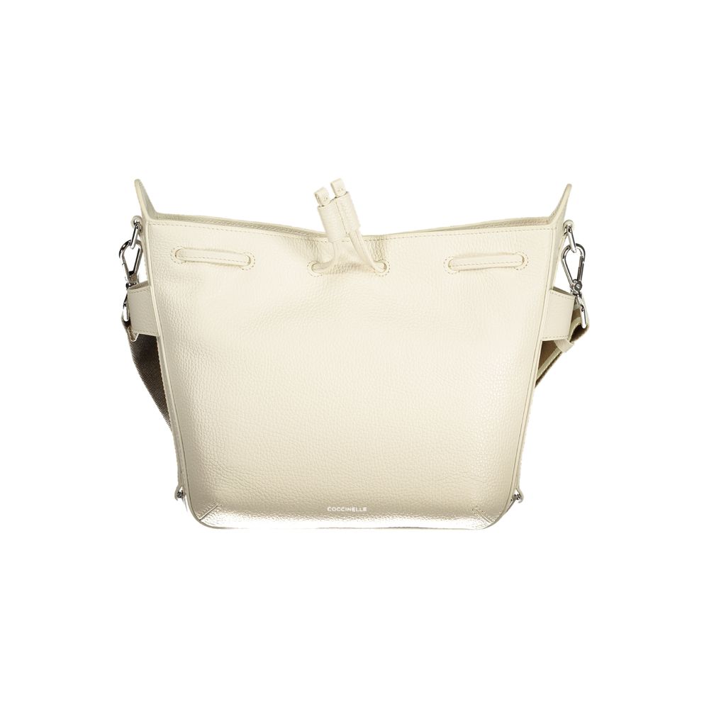 Sac à main femme en cuir blanc Coccinelle