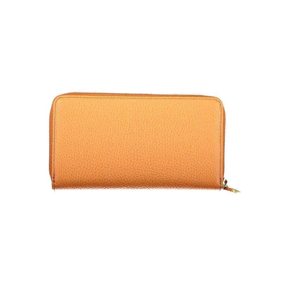Portefeuille femme en cuir Coccinelle Arancione