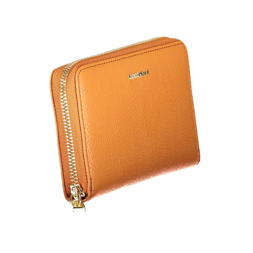 Portefeuille femme en cuir Coccinelle Arancione