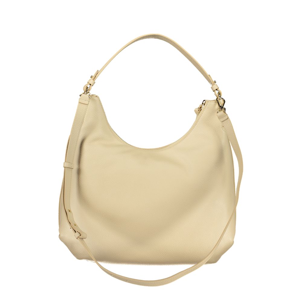Sac à main femme Coccinelle en cuir beige