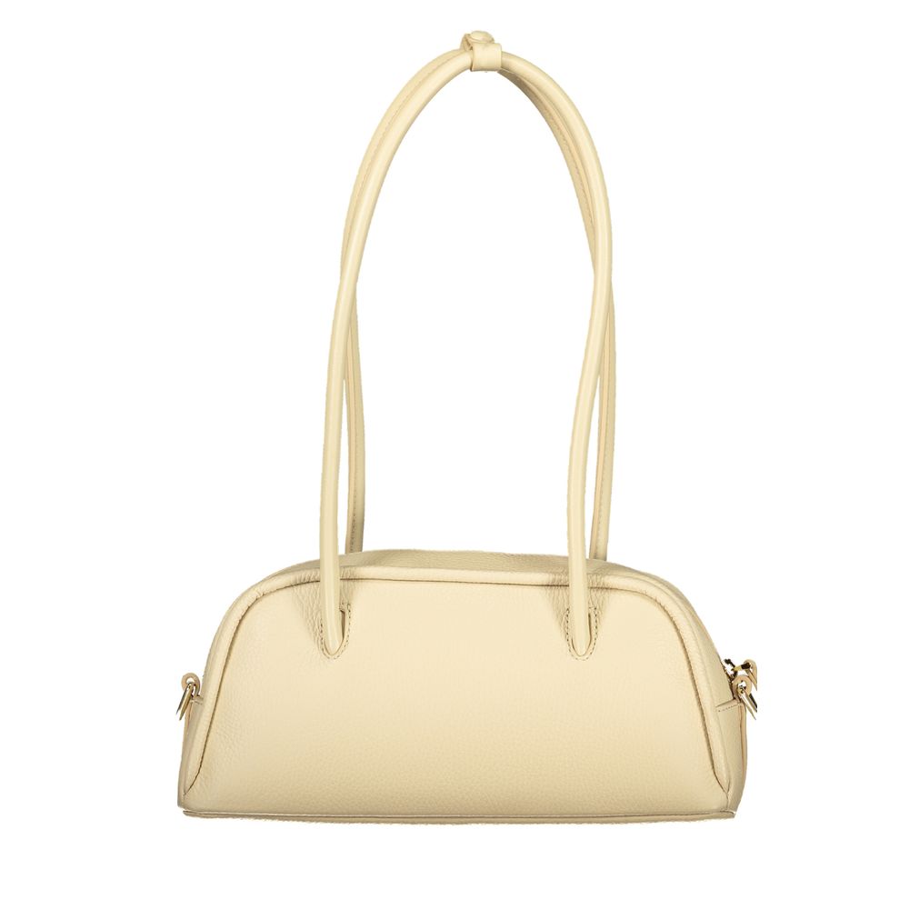 Sac à main femme Coccinelle en cuir beige