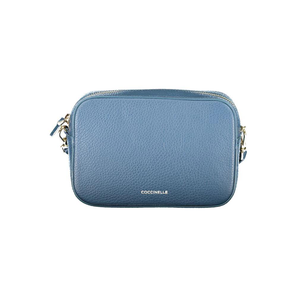 Sac à main femme Coccinelle en cuir bleu