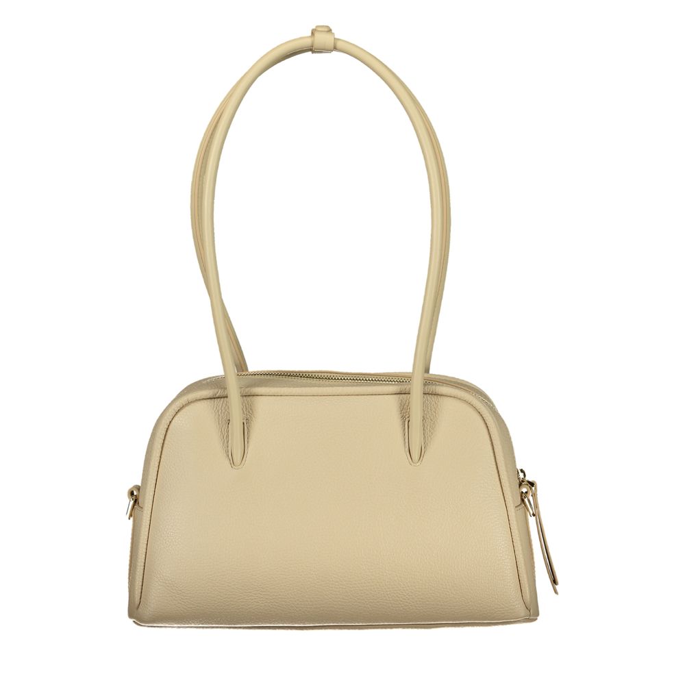 Sac à main femme Coccinelle en cuir beige