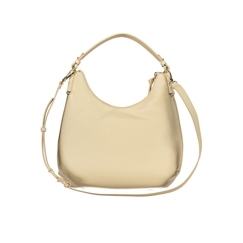 Sac à main femme Coccinelle en cuir beige